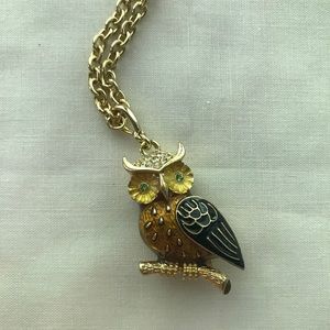 NWT Talbots Owl Necklace